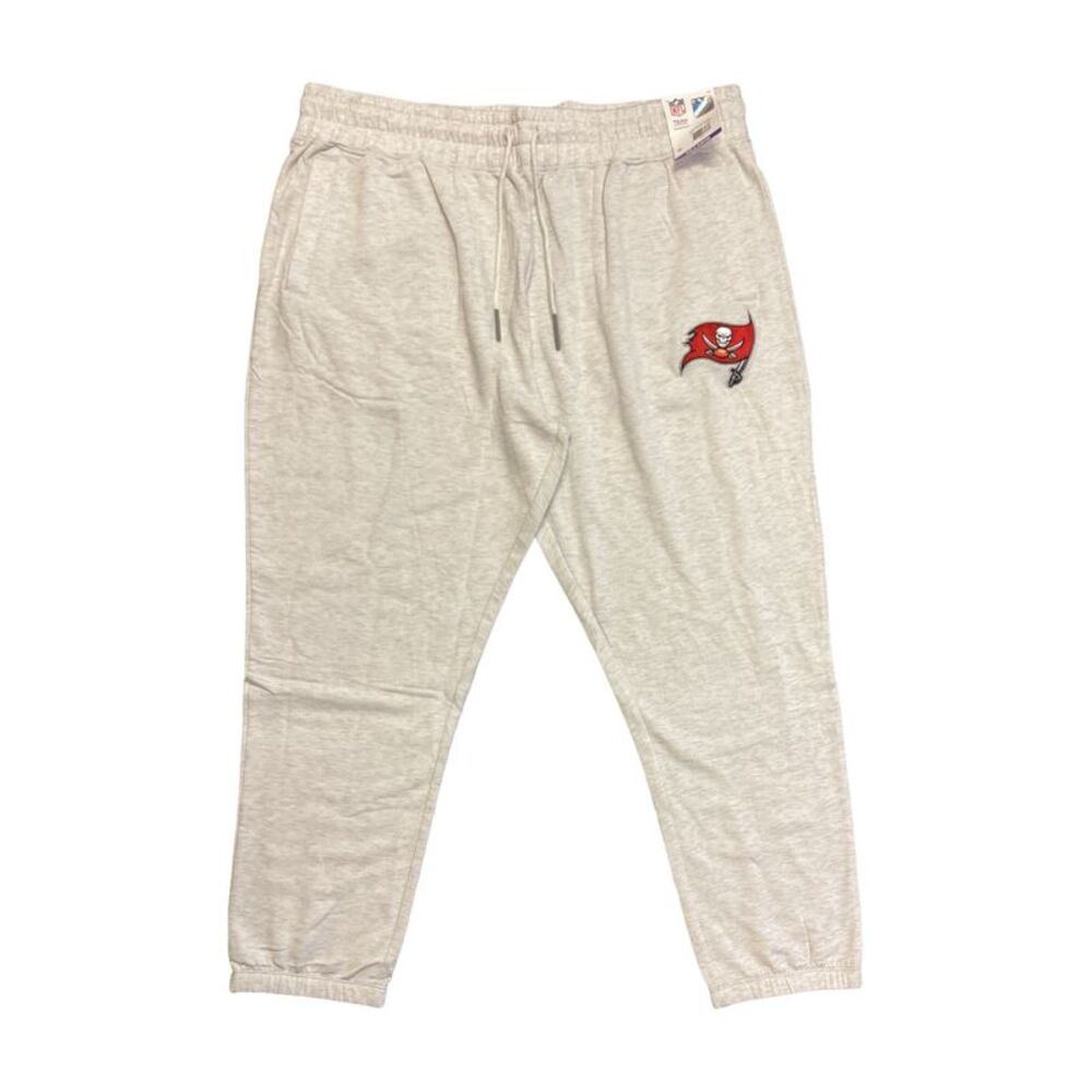 Light Grey Buccaneers - Team Apparel Unisex NFL Embroidered Logo Casual Lounge D